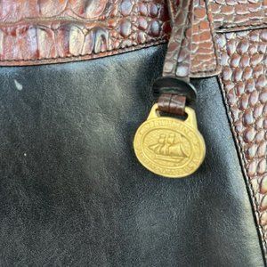 Vintage Brahmin Two-Tone Tote